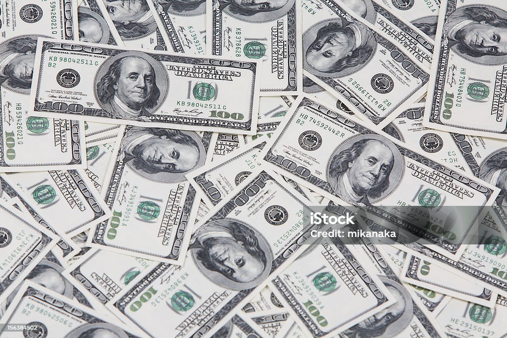 Банкнота 100 долларов - Стоковые фото 100 американских долларов роялти-фри