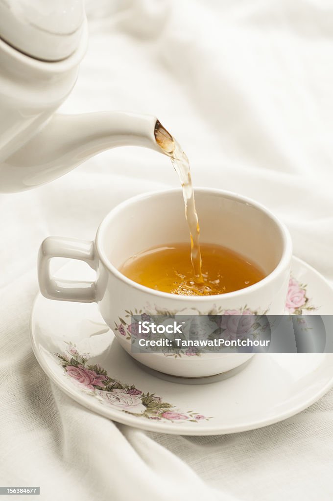 Hora do chá - Foto de stock de Bebida royalty-free