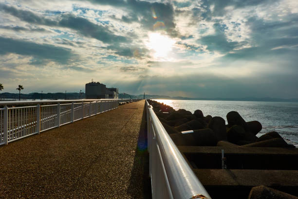 istock Scenic view of harbor during sunrise 1563847980