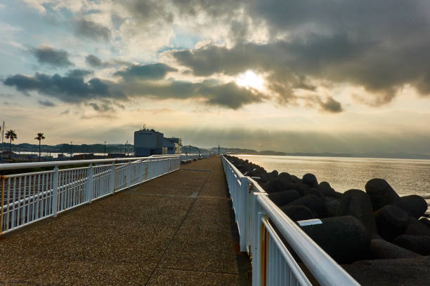 istock Scenic view of harbor during sunrise 1563848500