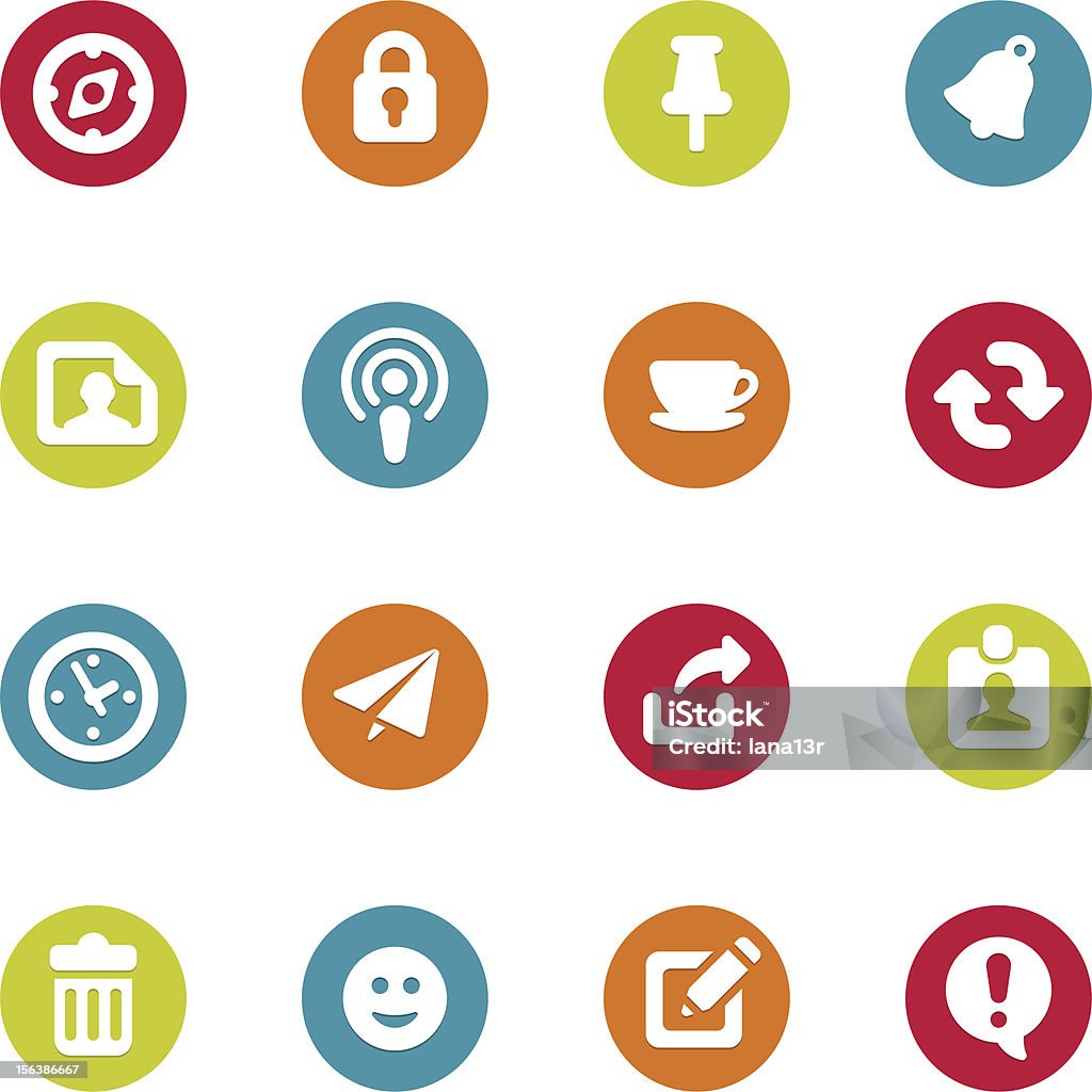 Internet icons set Internet and website icon set Anthropomorphic Smiley Face stock vector