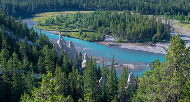 istock Bow River Hoodoos, Banff, Canada 1563874673