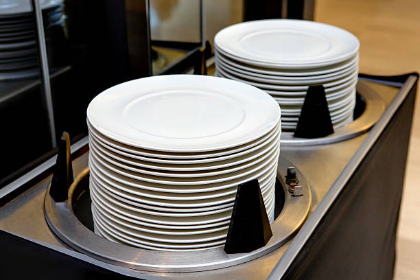 istock Dishes and warmer cart 156389337