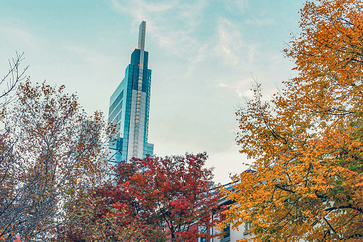 Autumn in center city Philadelphia