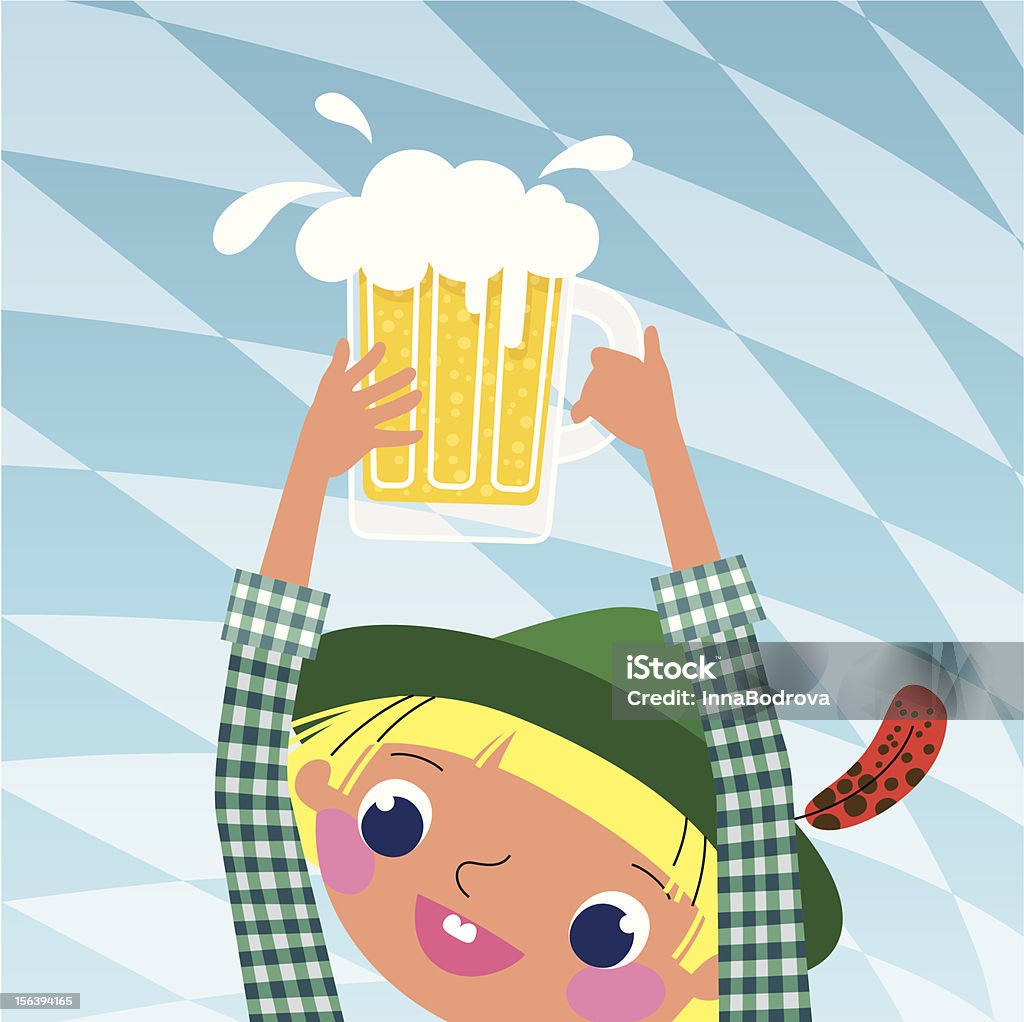 OKTOBERFEST-Party - Lizenzfrei Alkoholisches Getränk Vektorgrafik