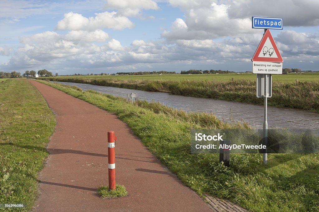 Dutch polder (Eemnes) - Lizenzfrei Blau Stock-Foto