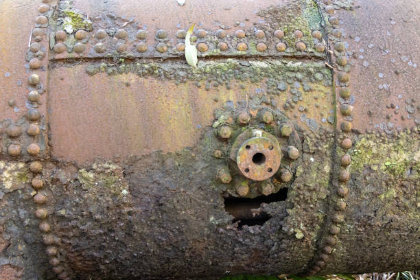 istock Rust and decay of an old Steam Engine Boiler 1563961425