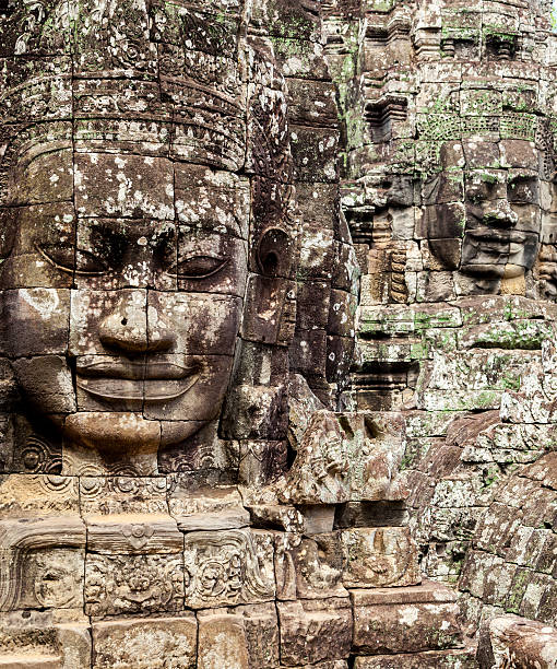 istock Bayon Buddha faces, Angkor, Cambodia, 156399136
