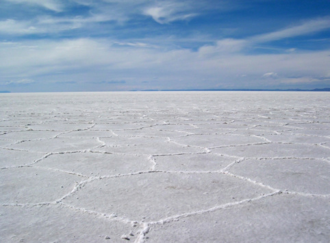 Salt flat panoramic view, Bolivia