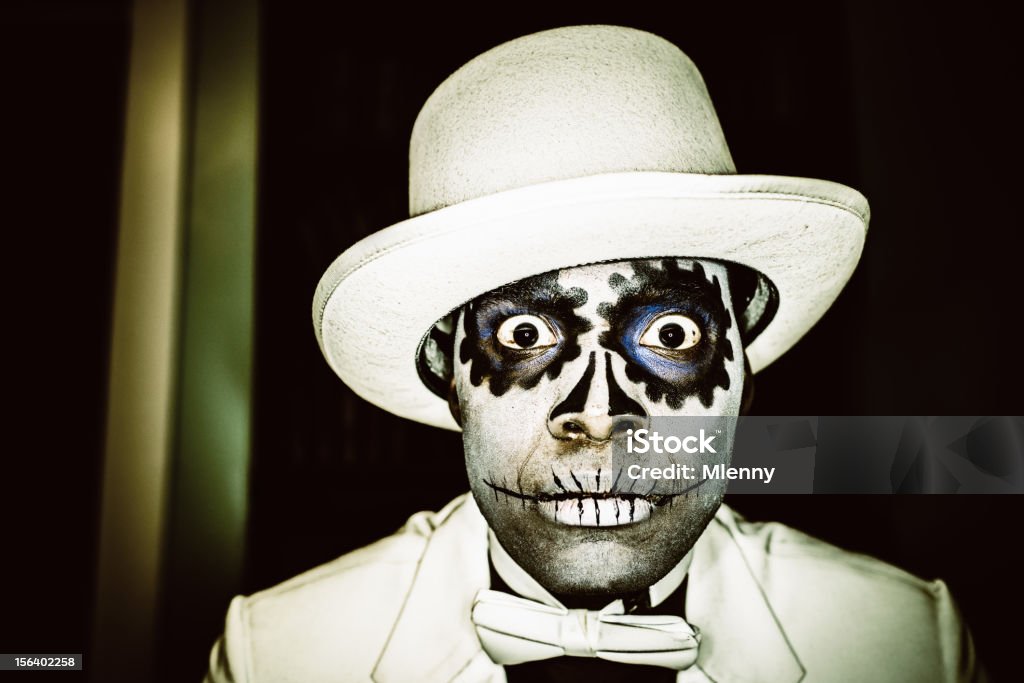 Día de los muertos Retrato de hombre Raro - Foto de stock de Vudú libre de derechos