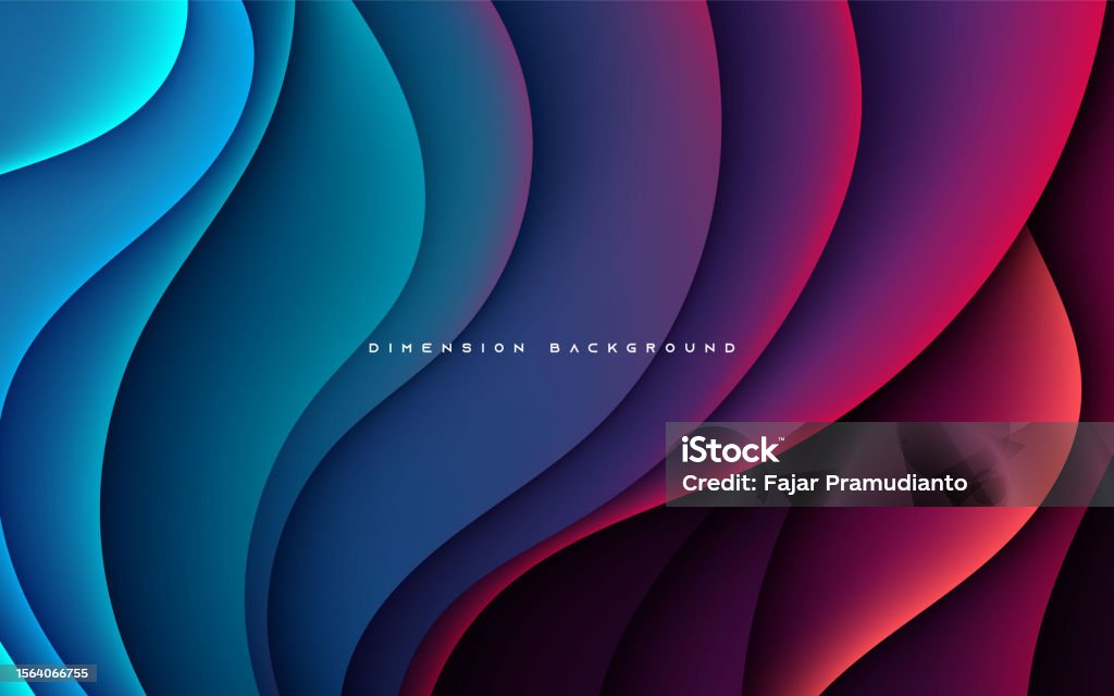 Gradient Colour Layer Abstract Colorful Gradient 3d Layers Background Smooth Color Dimension ...