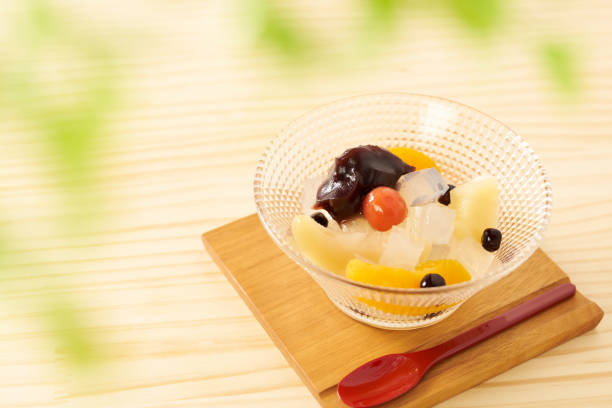 istock Anmitsu is a traditional Japanese sweet 1564121378
