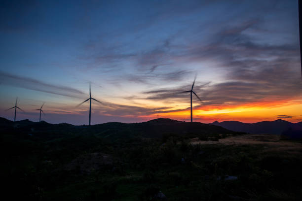 aerial photography wind power