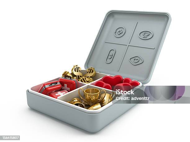 Pillbox Stock Photo - Download Image Now - Abundance, Box - Container, Capsule - Medicine