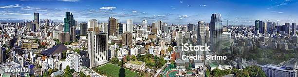Панорама Горизонта Токио — стоковые фотографии и другие картинки Высокий динамический диапазон - Высокий динамический диапазон, Горизонтальный, Городской ландшафт - большой город