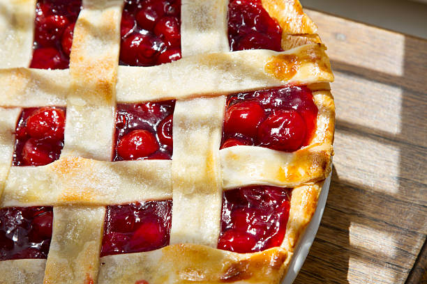 istock Homemade Cherry Pie Cooling by Window 156422121