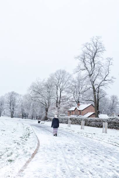 istock Women walking on the snow 1564222533