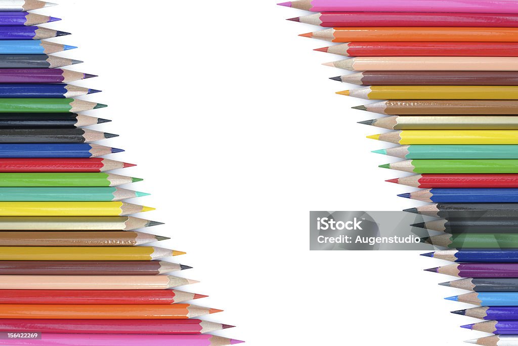 Разноцветные карандаши - Стоковые фото Без людей роялти-фри
