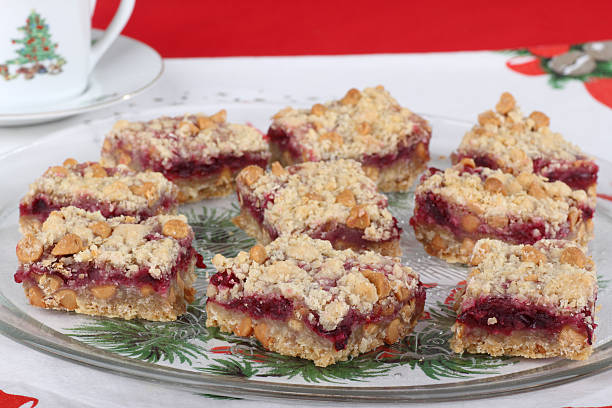 Platter of Cranberry Bars