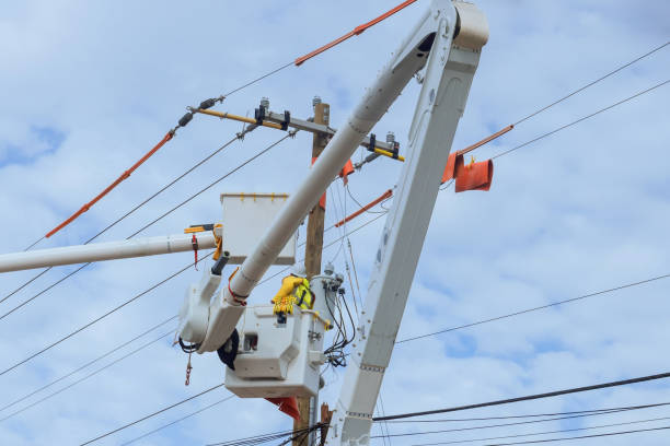 istock Service men have been deployed to work on power electrical lines to support recovery efforts after hurricane 1564253139