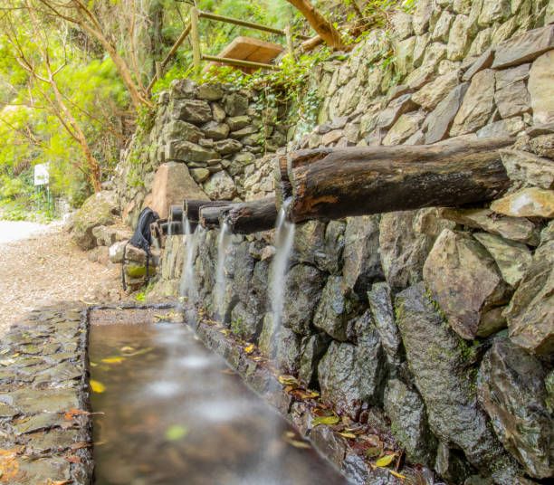 istock Fountain emanating small jets of water 1564282973