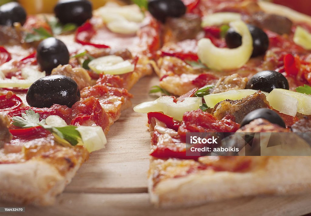 Пицца - Стоковые фото Горизонтальный роялти-фри