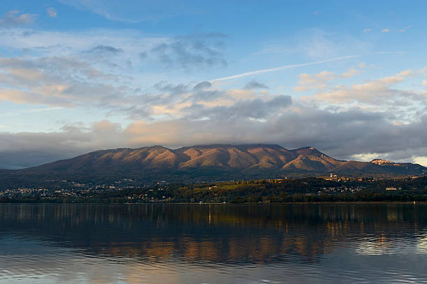 istock Sunset on the Varese lake 156436483