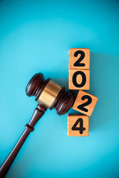 istock New year 2024 block and gavel 1564420743