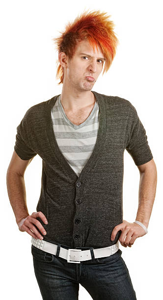 istock Pouting Teen with Mohawk 156444067