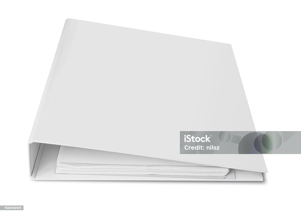 Blanco Carpeta de documentos - Foto de stock de Artículo de papelería libre de derechos