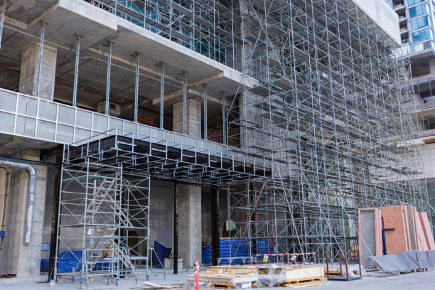 rebar equipment, reinforced steel in construction design