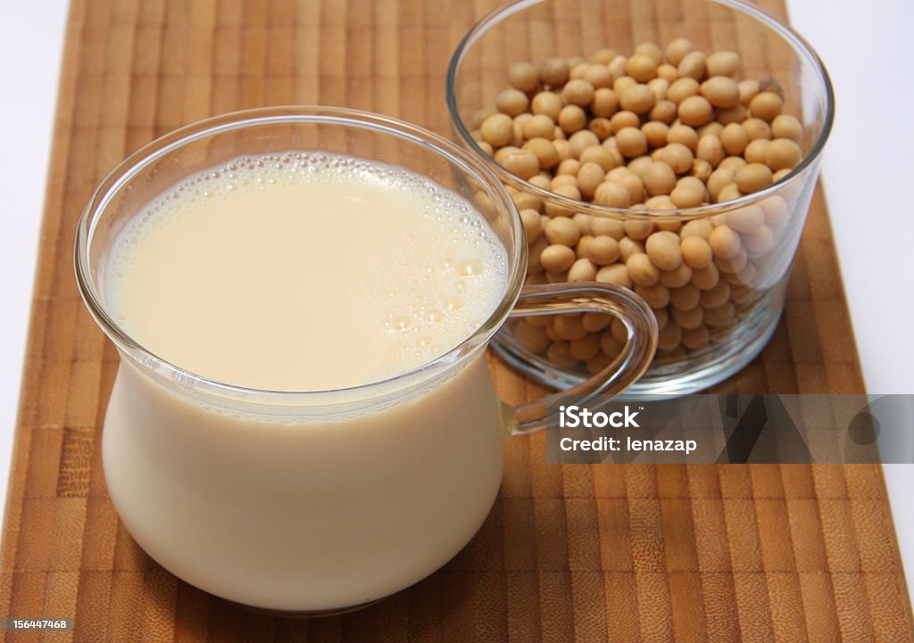 Latte di soia e stufati - Foto stock royalty-free di Alimentazione sana