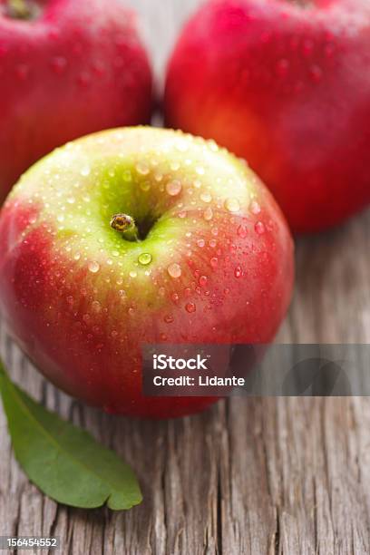Red Apples Stock Photo - Download Image Now - Drop, Food, Freshness