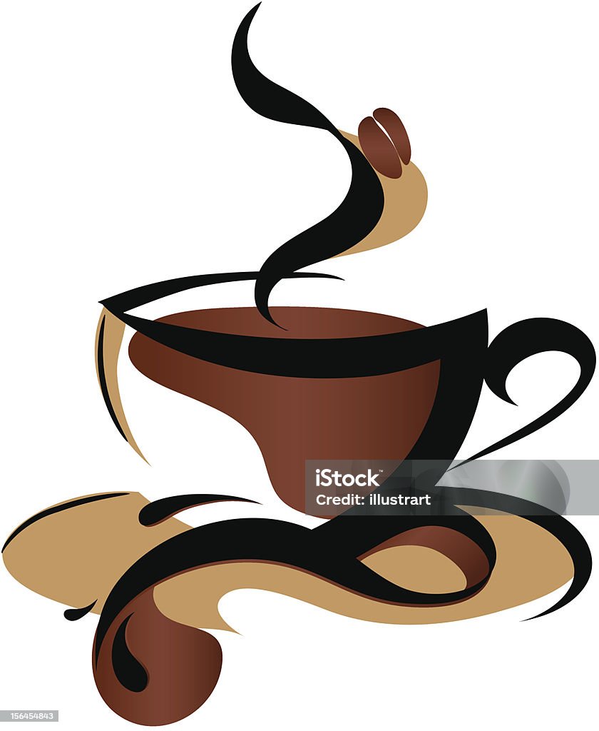 Sinal de café - Vetor de Café - Bebida royalty-free