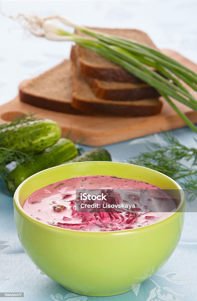Sopa de remolacha roja - Foto de stock de Alimento libre de derechos