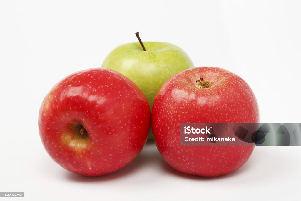 Apple e composição de Pêssego - Royalty-free Alimentação Saudável Foto de stock