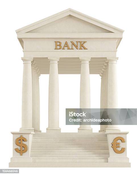 Icono De Banco De Piedra Foto de stock y más banco de imágenes de Actividades bancarias - Actividades bancarias, Arquitectura exterior, Banco - Edificio financiero