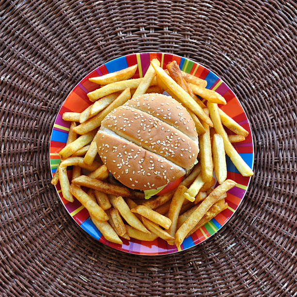 istock cheeseburger and french fries 156466985