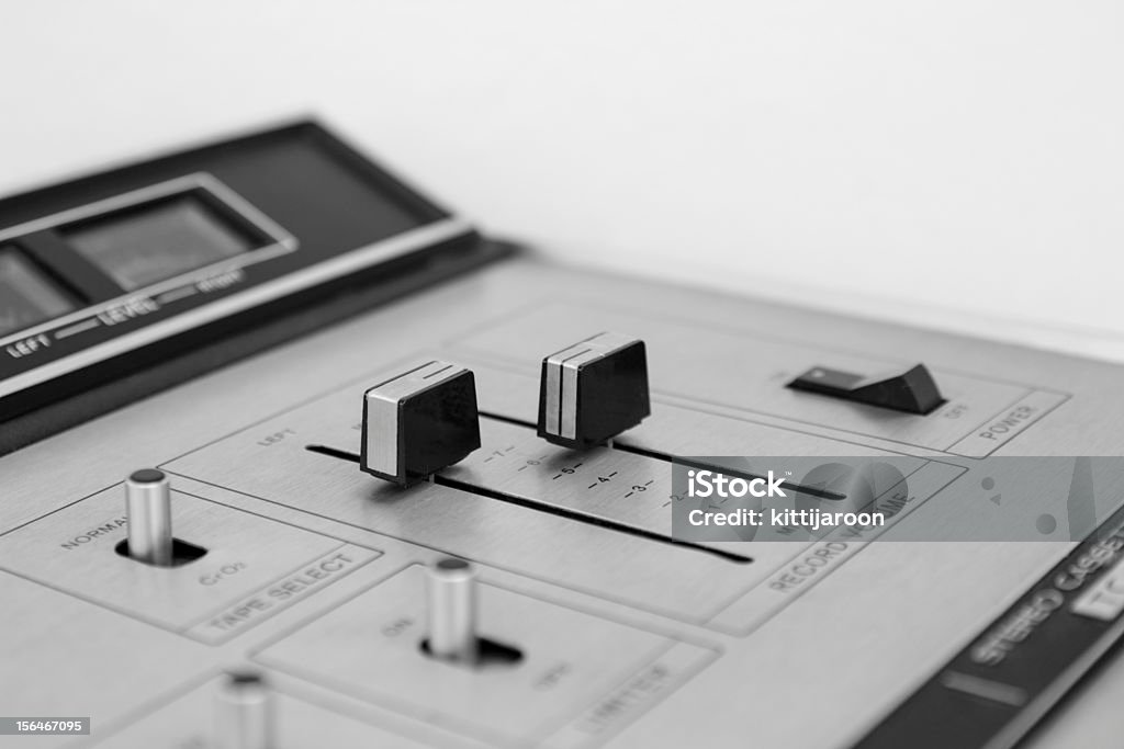 Interruptor cassete plano de Som - Royalty-free Analógico Foto de stock
