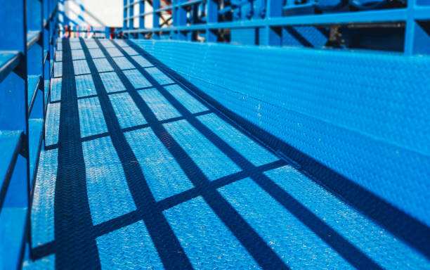istock Steel ramp universal design for the elderly and disabled. 1564671477