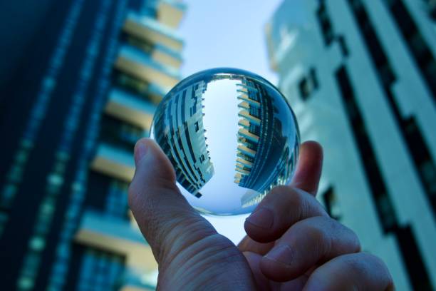 istock Crystal ball modern buildings 1564673540