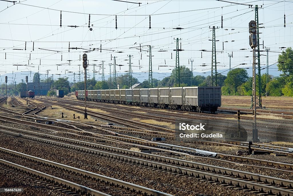 Eisenbahnen - Lizenzfrei Bahngleis Stock-Foto