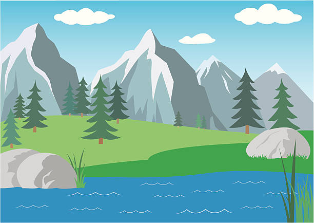 ilustrações, clipart, desenhos animados e ícones de alpen paisagem - north tirol