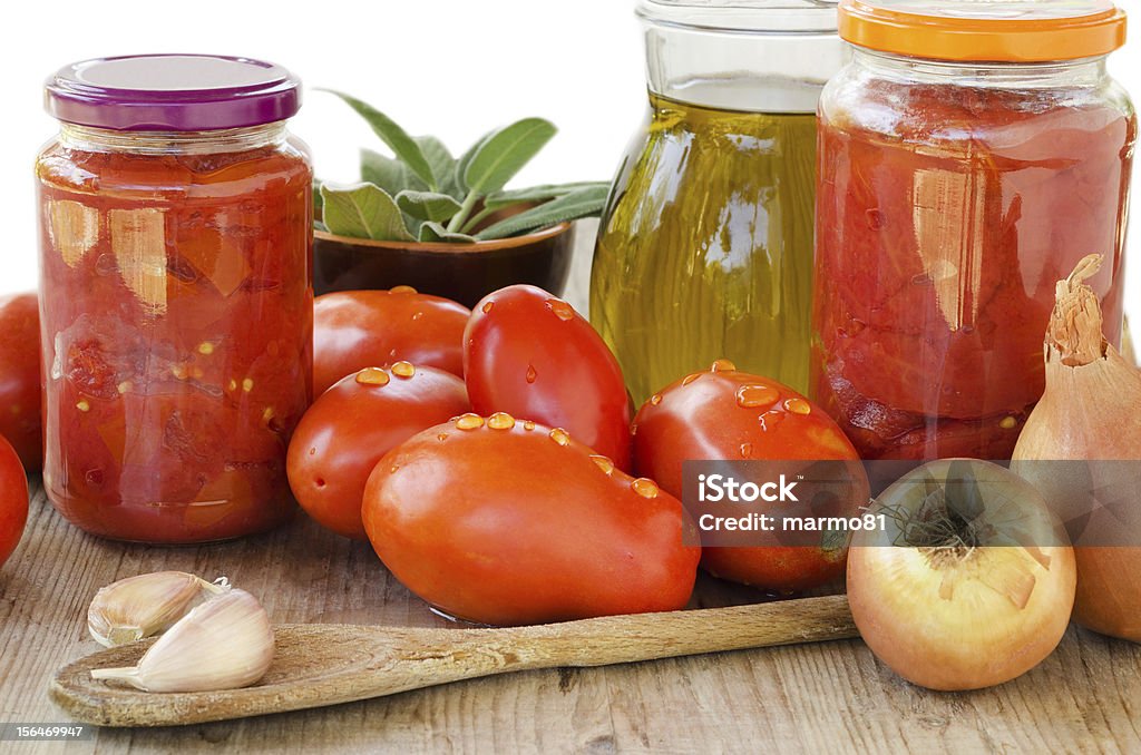 Ingredienti per la pasta - Foto stock royalty-free di Aglio - Alliacee