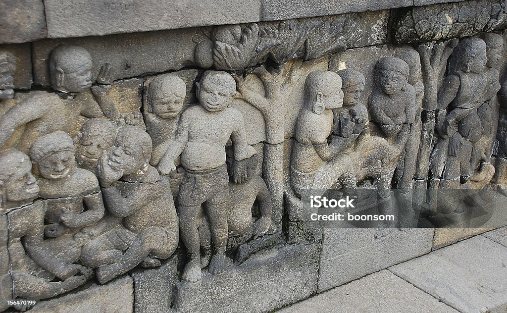 Bas-relief sculture - Foto stock royalty-free di Archeologia