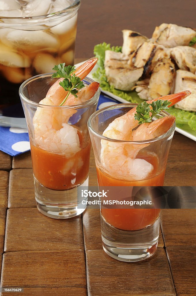 cocktail di gamberi - Foto stock royalty-free di Alimentazione sana