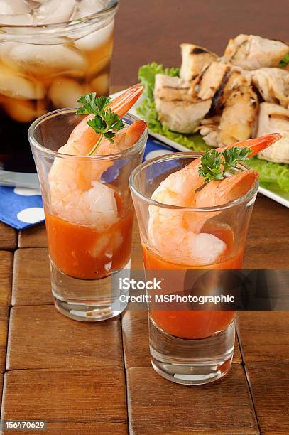 Cocktail Di Gamberi - Fotografie stock e altre immagini di Alimentazione sana - Alimentazione sana, Alla griglia, Antipasto