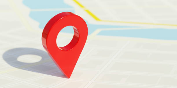 istock City map and red pin pointer location. Travel navigation GPS concept. 1564742873