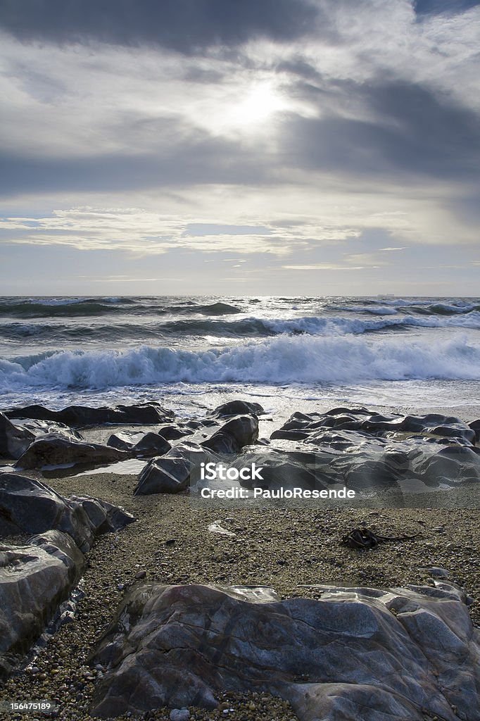 Ciel couvert sur la plage - Photo de Asperger libre de droits
