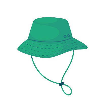 Hiking hat for protection from the sun and rain of the hikers. camping activity ideas